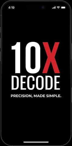 Mobile phone with 10X Decode Loaded